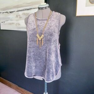 Intimately Free People Frenchie Velour Velvet Tank Top - Size M
